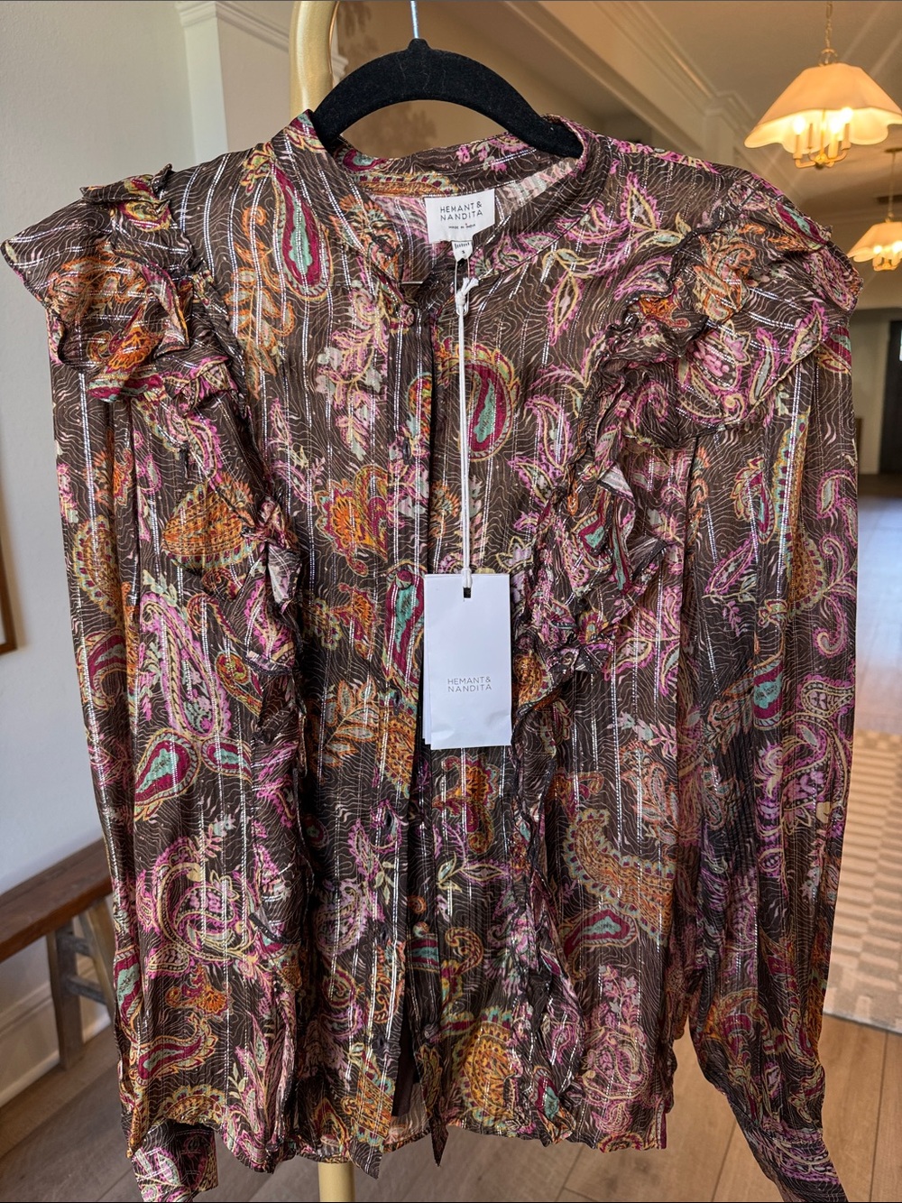 Hemant & Nandita Shirt with Camisole